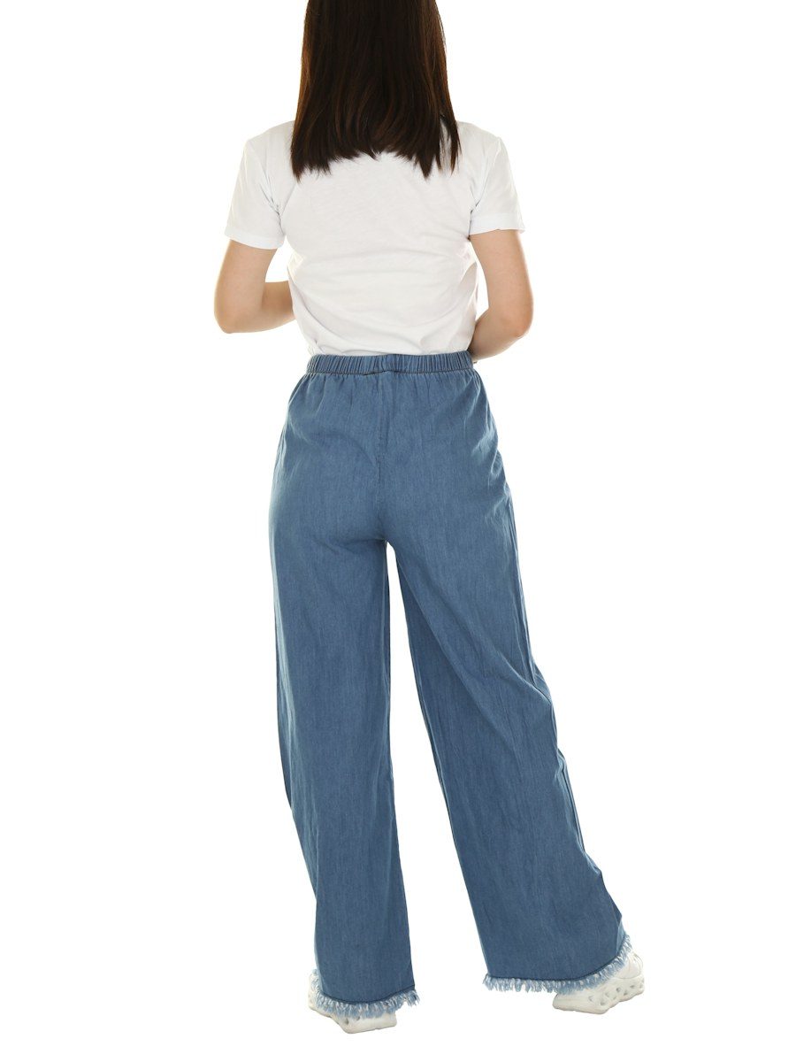 Calça Jeans Wide Leg