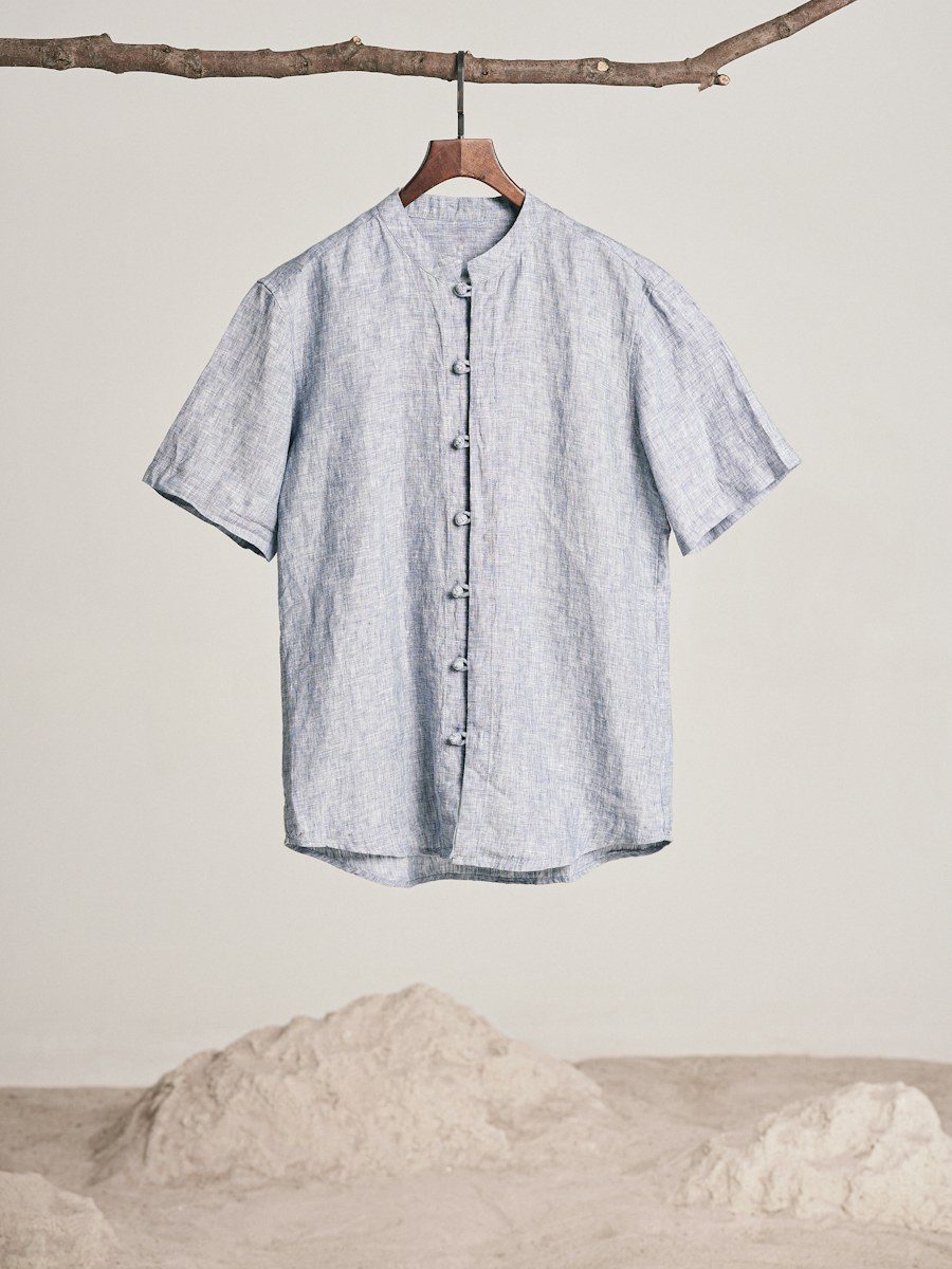 Camisa Linho Listrada