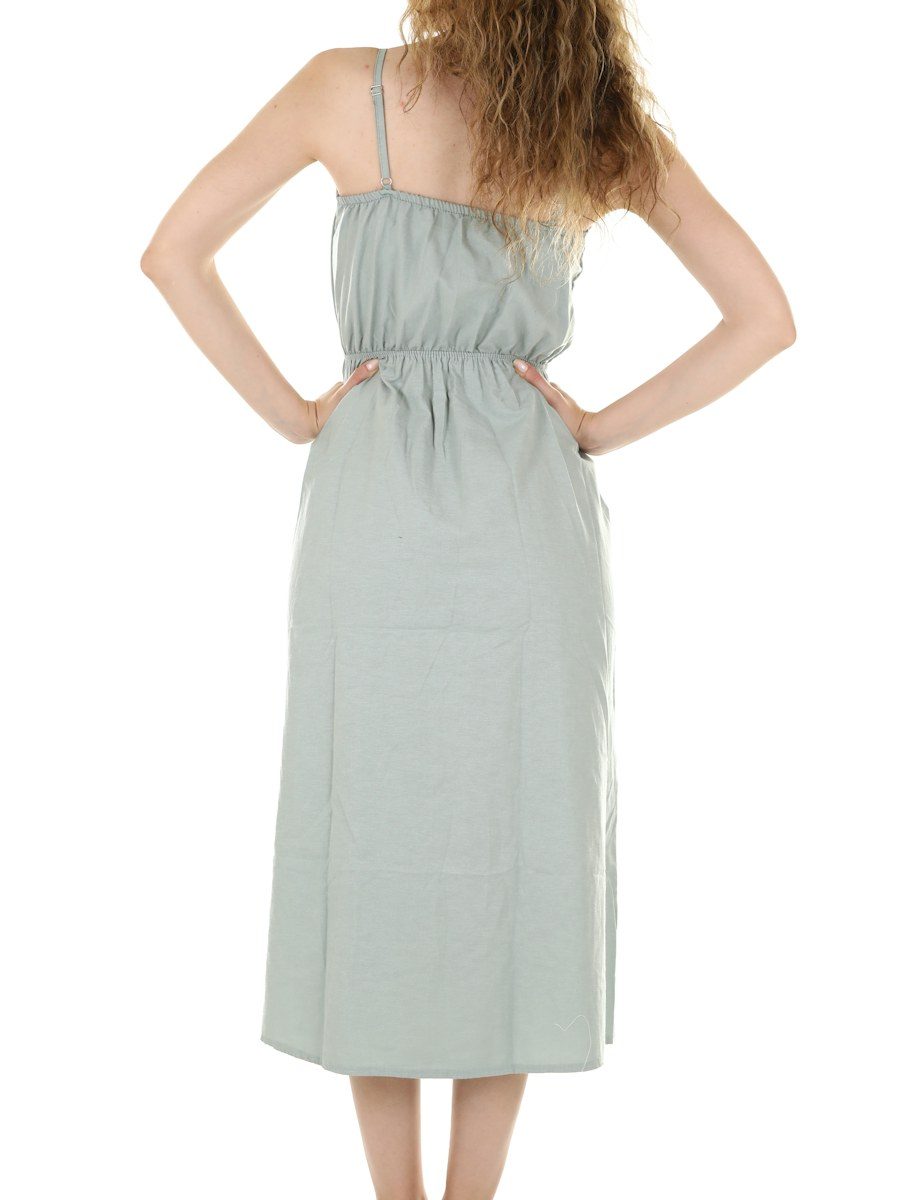 Vestido Midi Verde-Água